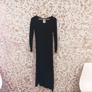 Black asymmetrical dress